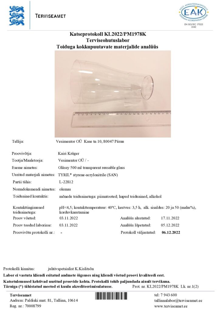 thumbnail of Glassy-500-ml-transparent-reusable-glass-2-EST30018